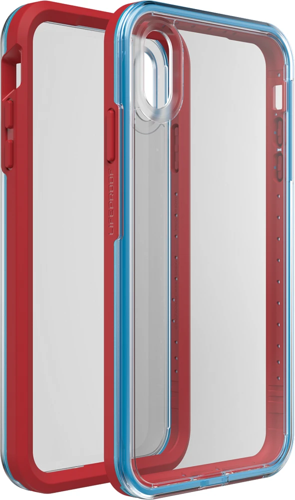 LifeProof étui Slam (Varsity) pour iPhone Xs Max, rouge/bleu