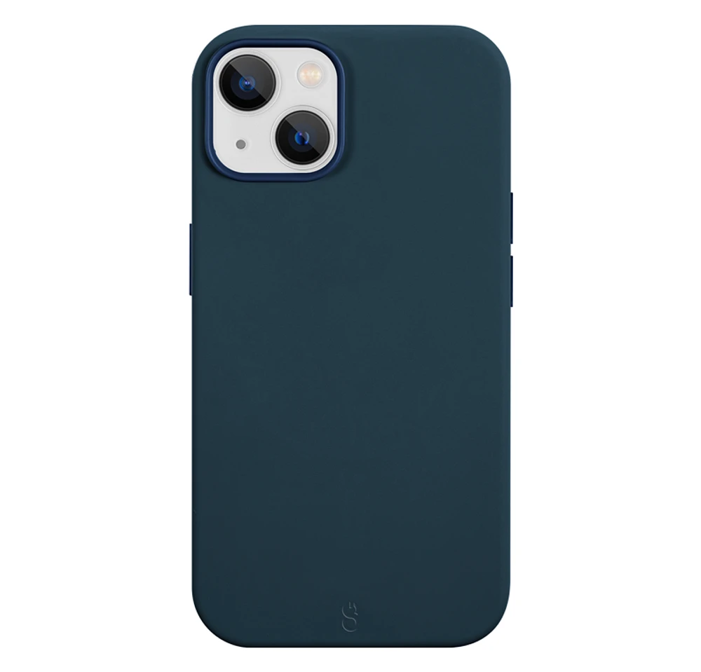 LOGiix - Silicone Case Vibrance Mag for iPhone 14 Plus - Petrol Blue