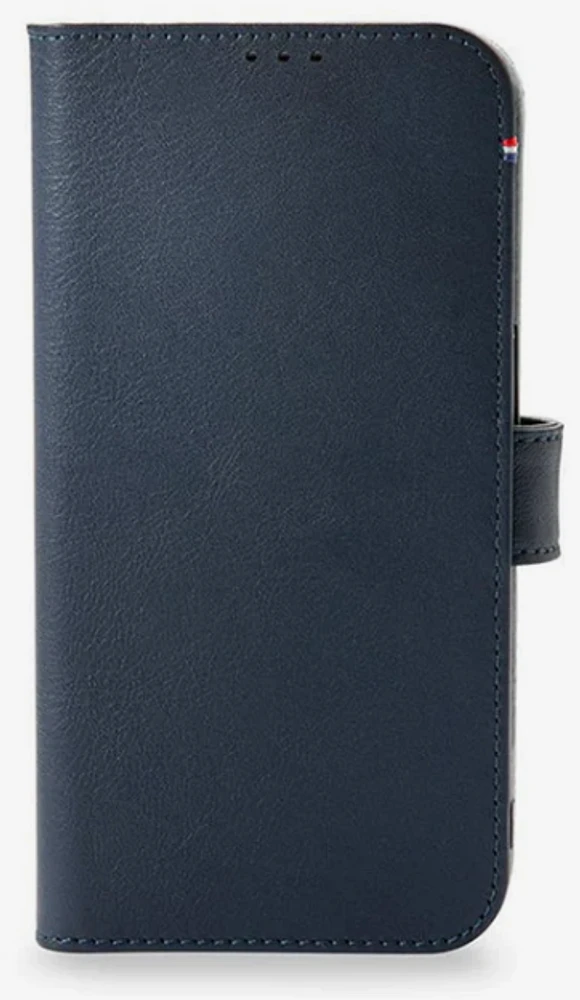 Decoded -  Leather Detachable Wallet for iPhone 14  - Navy