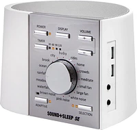 Adaptive Sound système sonothérapeutique Sound+Sleep SE, blanc/argent