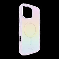 iPhone 16 Pro Max Kate Spade Wavy MagSafe Case - Opal Iridescent