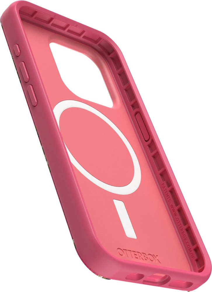 Otterbox - Symmetry Graphics Magsafe Case For Apple Iphone 15 Pro  - Flamingo Pink