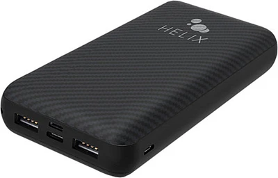 Helix/Retrak ETHPB20N TurboVolt+ 20 000 mAh Power Bank avec Ports USB-A et USB-C Noir