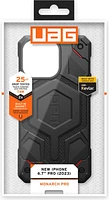 Urban Armor Gear Uag - Monarch Pro Magsafe Case For Apple Iphone 15 Pro Max - Kevlar Black