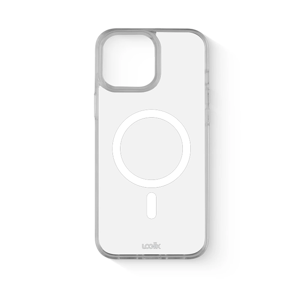 LOGiiX Air Guard Classic Mag pour iPhone 14 Pro Max - Transparent/Blanc