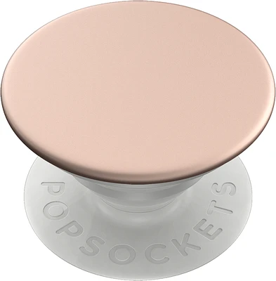 Popsockets - Popgrips Swappable Aluminum Premium Device Stand And Grip - Rose Gold