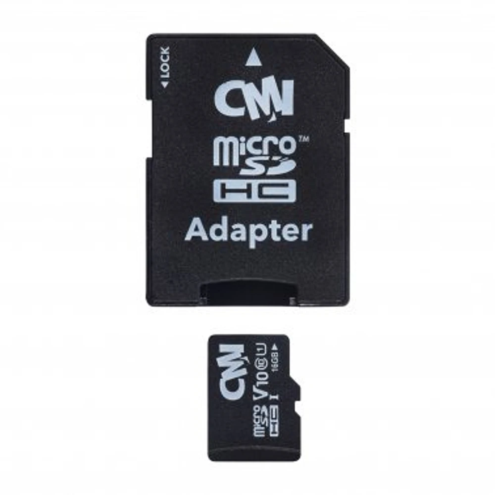 CMI carte micro SDHC de classes 10 et U1, 16 Go, avec adaptateur SD