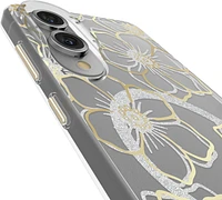 Samsung Galaxy S25 Edge Case-Mate Floral Gems Case w/Magnets - Gold
