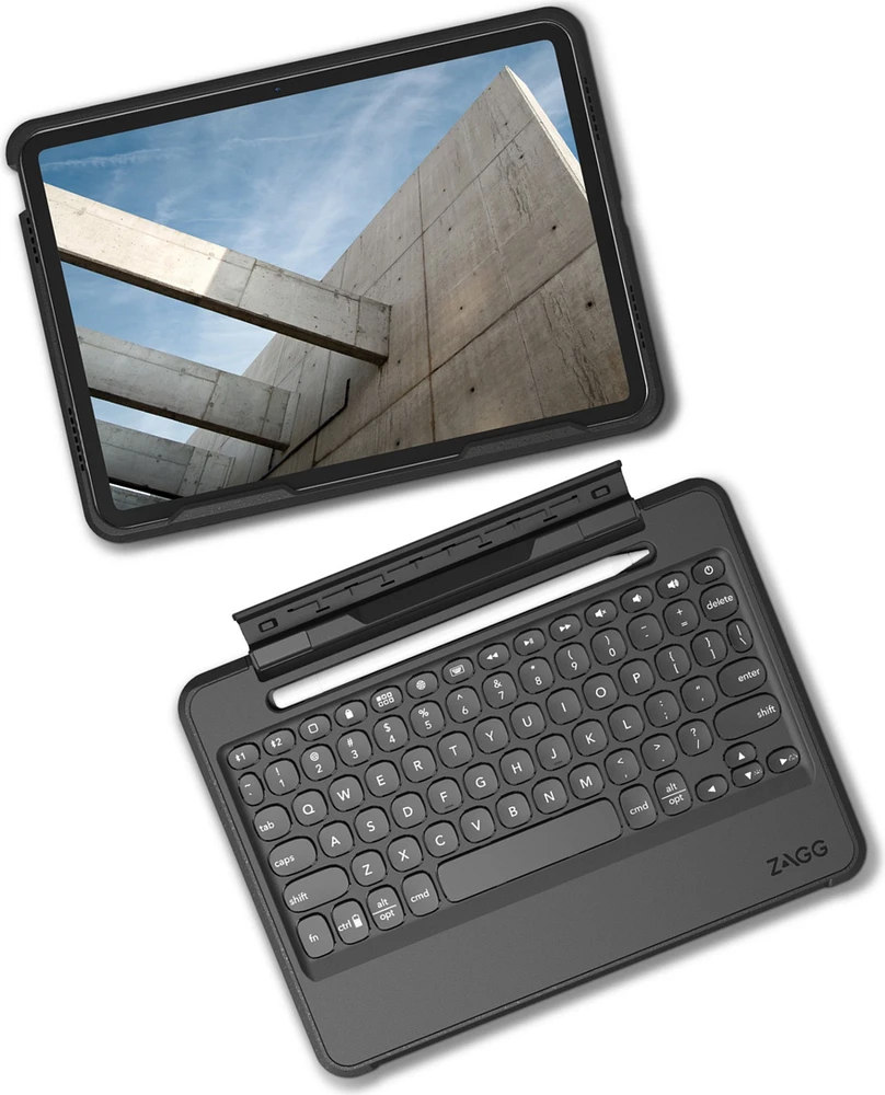 Étui-clavier Pro Keys Rugged de ZAGG pour iPad 10.9 2022