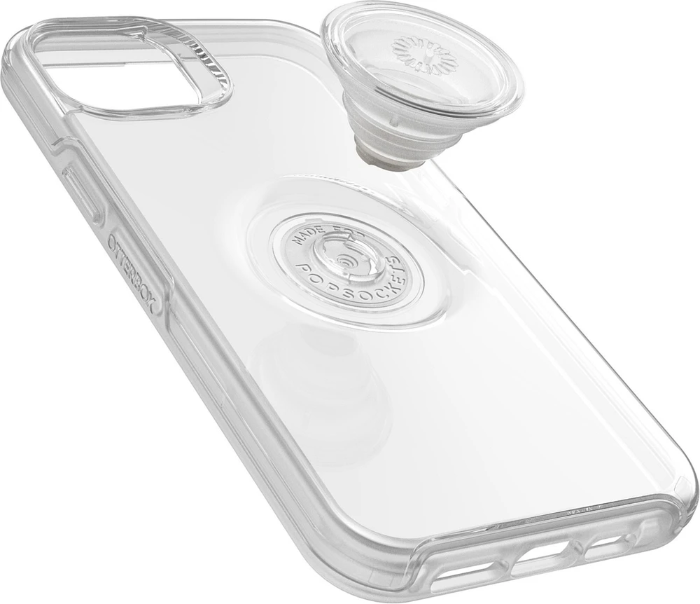 Otterbox Otter+Étui Pop Symmetry Clear avec PopTop Echangeable pour iPhone 14 Plus