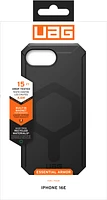 iPhone 16e UAG Essential Armor MagSafe Case - Black