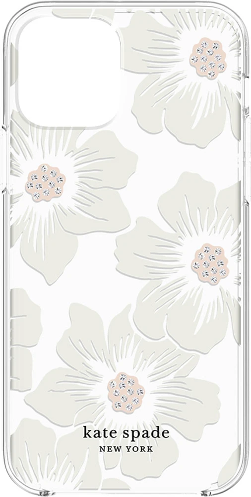 Kate Spade Étui de Protection Rigide Hollyhock Floral pour iPhone 12 Pro Max