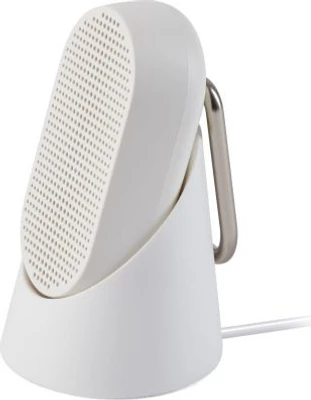 Lexon MINO T avec mousqueton haut-parleur BT rechargeable - Blanc