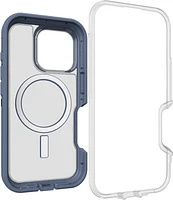 iPhone 16 Pro Otterbox Defender XT Clear Pro w/ MagSafe Series Case - Clear/Blue - Mountain Storm
