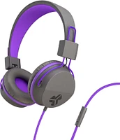 JBuddies Studio Over Ear Folding Headphones - Purple/Gray