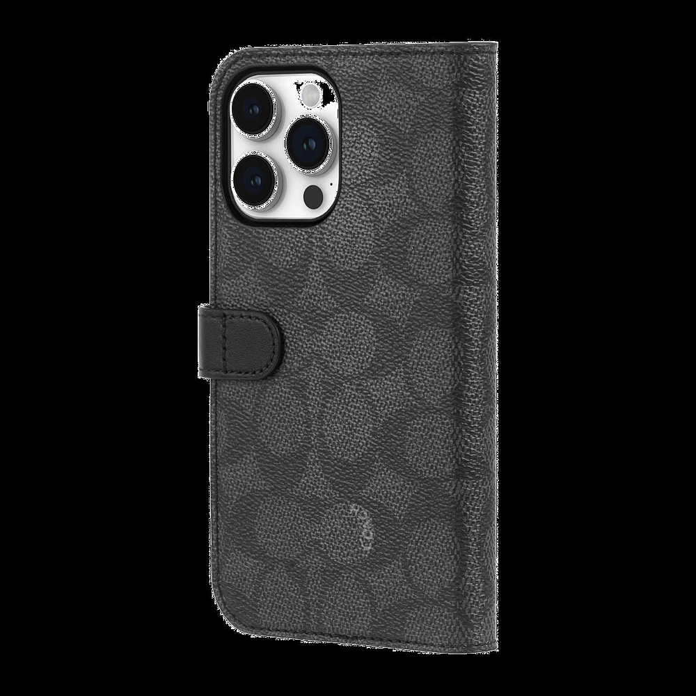 iPhone 15 Pro Max Coach Folio Signature C Case