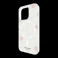 Kate Spade KS052478 Étui de Protection pour MagSafe Hollyhock Floral pour iPhone 15 Pro