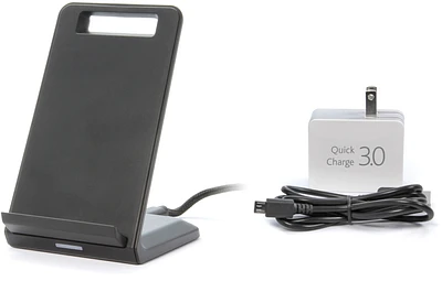 Station de chargement IQ Qi sans fil avec 1 port Quick Charge 3.0