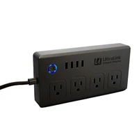 Smart Home Wi-Fi Surge Protector - Black