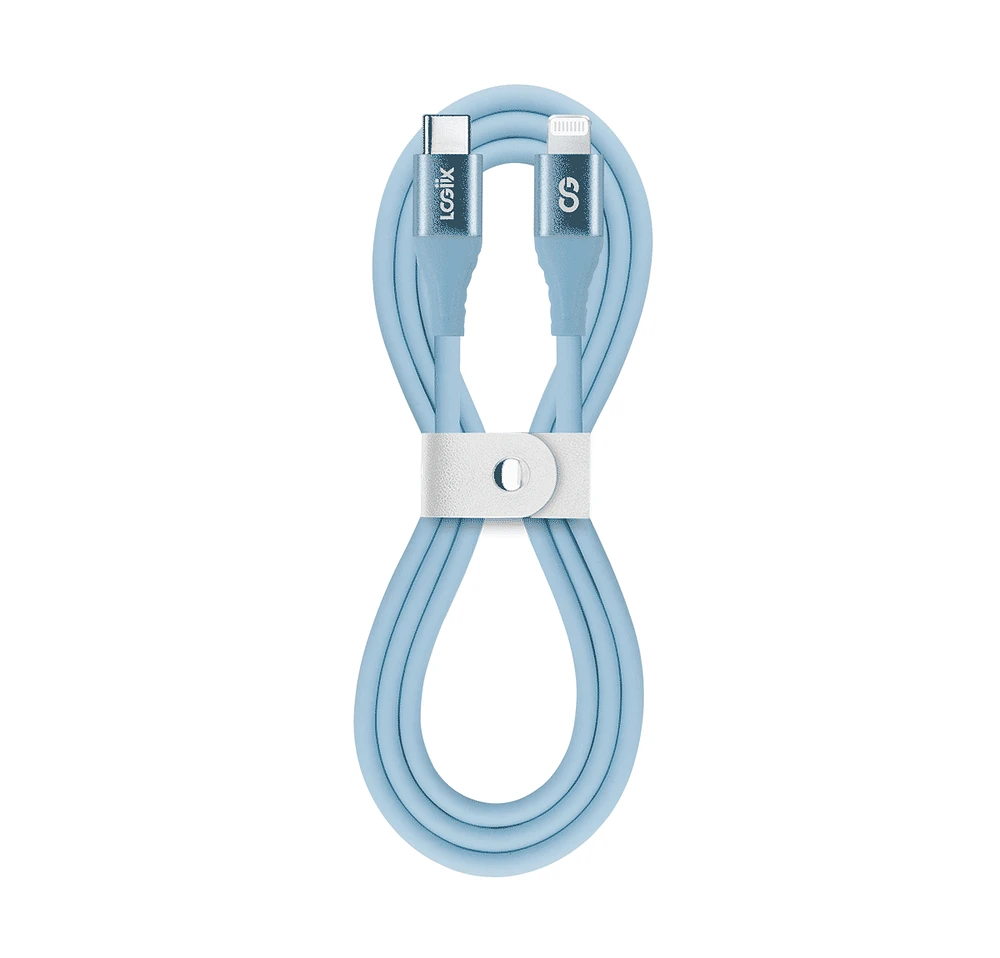 LOGiiX Vibrance Silicone Cable USB-C to Lightning