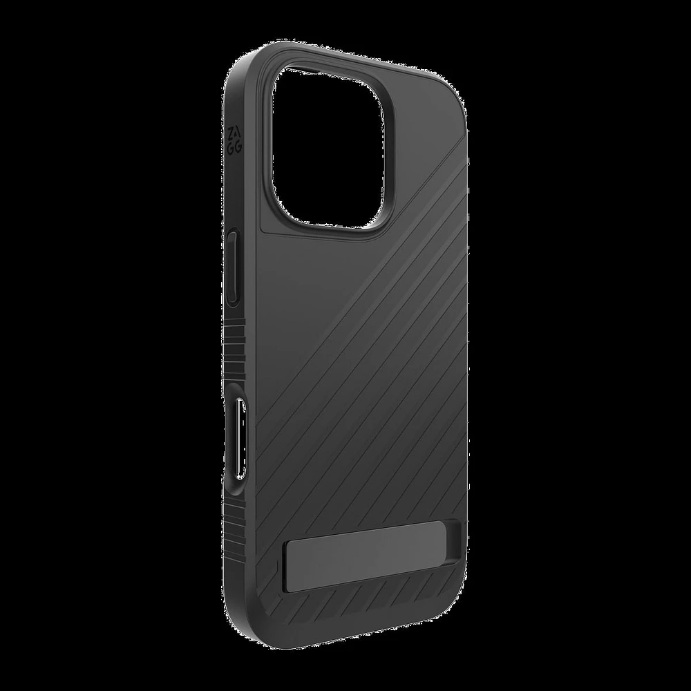 iPhone 16 Pro ZAGG Graphene Denali Snap Kickstand Case - Black