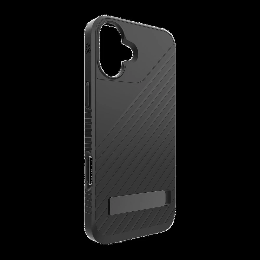 iPhone 16 Plus ZAGG Graphene Denali Snap Kickstand Case - Black