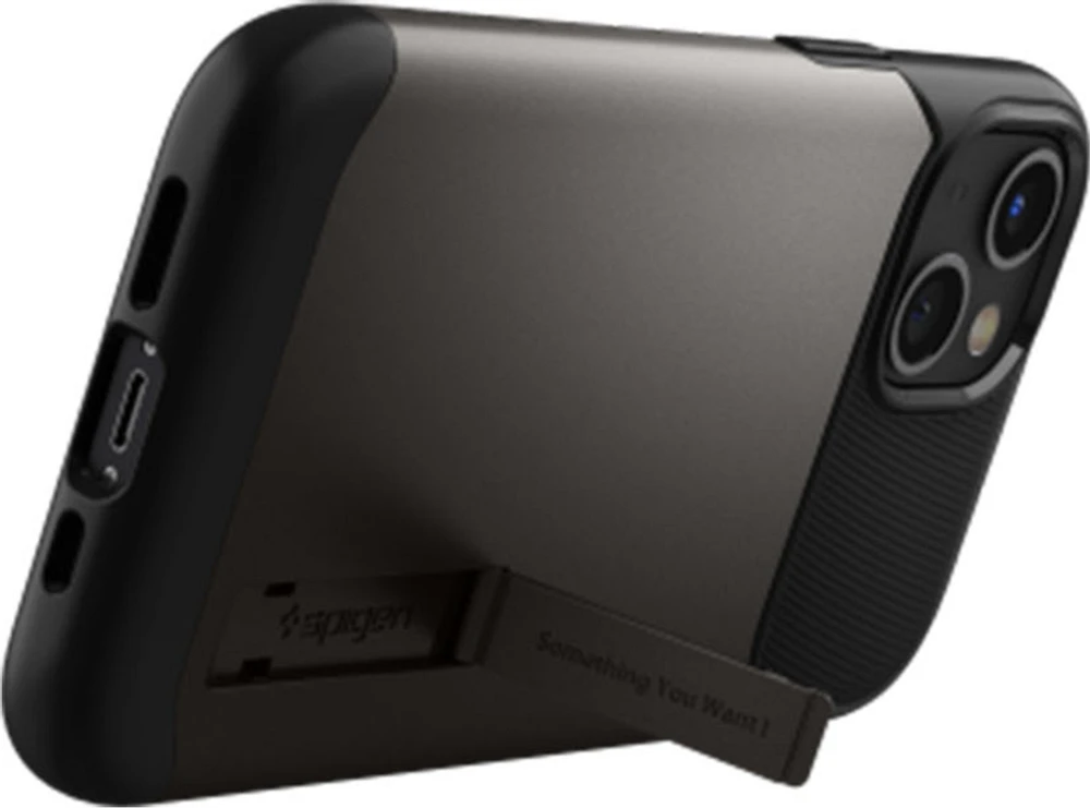 Spigen Slim Armor pour iPhone 13 - Bronze a Canon