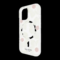 iPhone 16 Kate Spade Protective Prints MagSafe Case - Hollyhock Floral