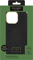 iPhone 16 Pro Max Kate Spade Crystal Pave MagSafe Case - Nightfall