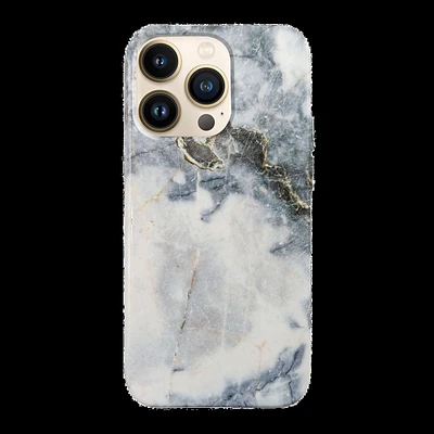 Uunique London coque arrière à motif écolo NUTRISITI (Blue Quartz Marble