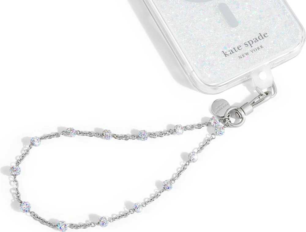 Kate Spade - Phone Charm - Dazzle Chain Silver