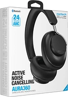 Naztech Aura 360 ANC Wireless Noise Cancelling Over-the-Ear Headphones