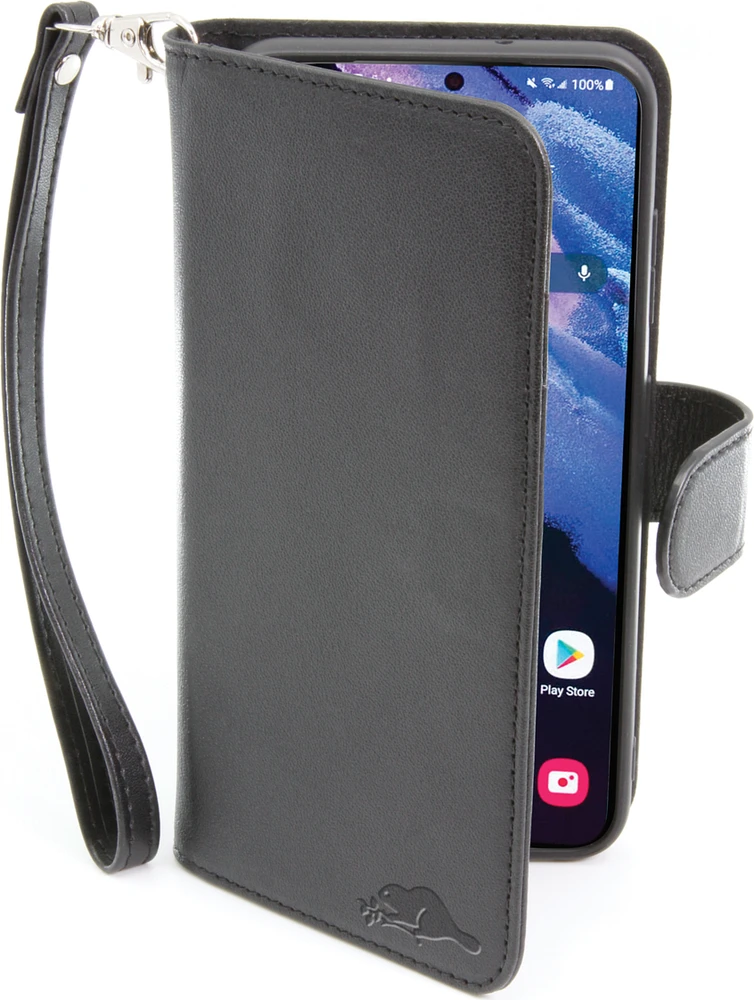 Roots 3 Card Slots, Detachable Strap, Removable Case Back, RFID Protection, Magnetic Charging