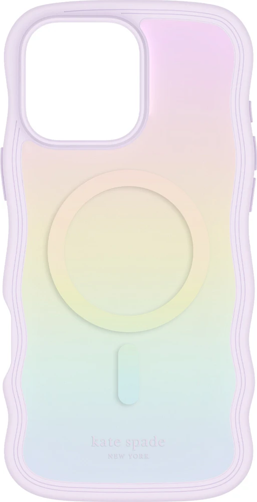 iPhone 16 Pro Max Kate Spade Wavy MagSafe Case - Opal Iridescent