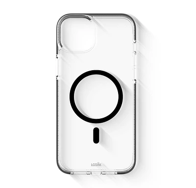 LOGiiX Air Guard Mag pour iPhone 14 Max - Transparent/Noir