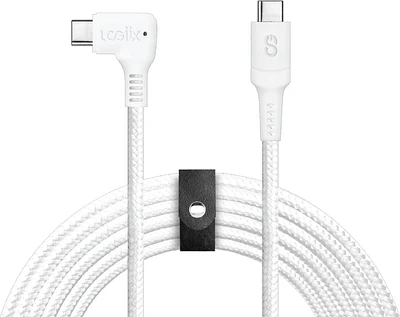 LOGiiX Piston Connect XL 90 3M USB-C to USB-C 100W (2023) - White