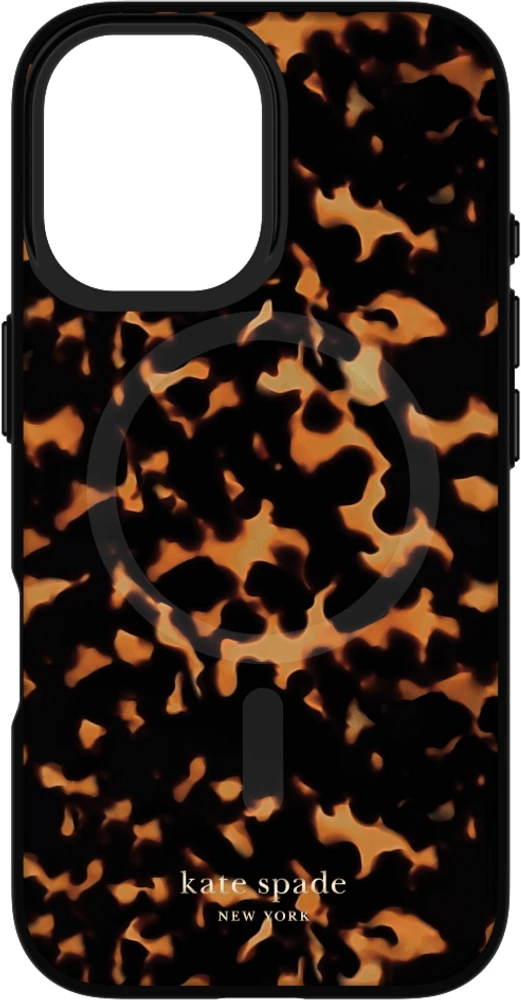 iPhone 16 Kate Spade Protective Prints MagSafe Case - Tortoise