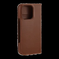 iPhone 16 Pro Coach Leather Folio Case - Hazelnut