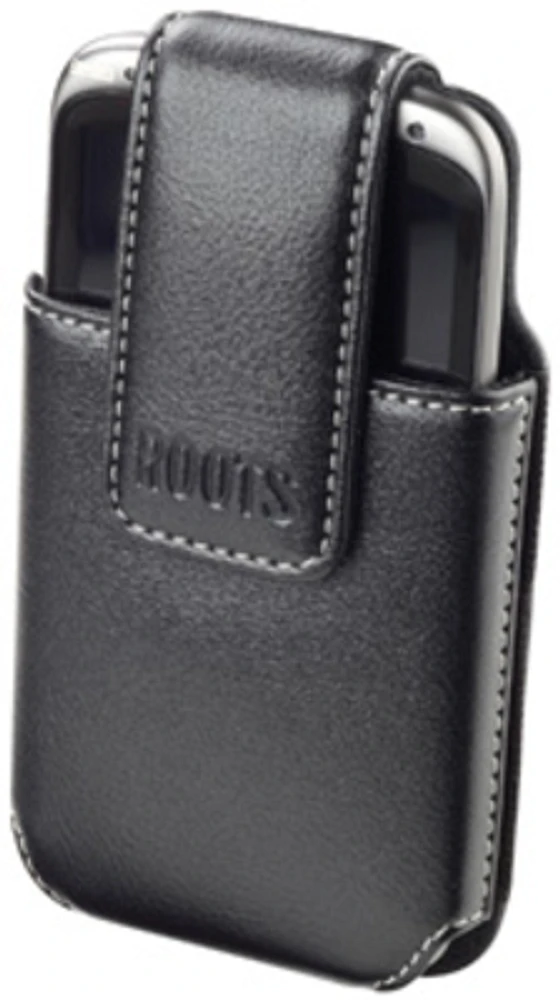 Vertical Leather Holster with Adjustable Velcro Sides To Fit  XLarge Phones