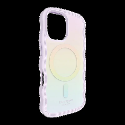 iPhone 16 Kate Spade Wavy MagSafe Case - Opal Iridescent