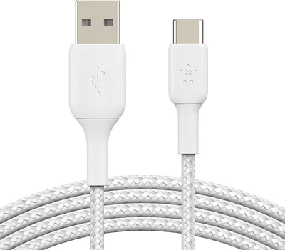 Belkin CAB002bt1MWH Câble de Charge/Sync BOOST CHARGE USB-C vers USB-A 4 pieds Blanc