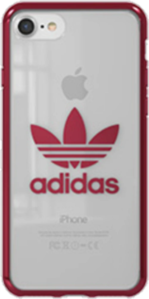 iPhone 8/7 Clear Cover - Red