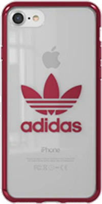 iPhone 8/7 Clear Cover - Red