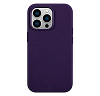LOGiix - Silicone Case Vibrance Mag for iPhone 14 Pro Max - Midnight Purple