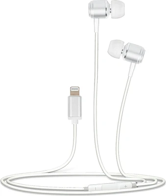 Helix In-Ear Wired Headphones for Apple Lightning Devices - White