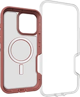 Defender XT Clear Pro Case Brick Red Clear for iPhone 16 Pro Max