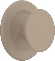 PopSockets 807491 PopGrip pour MagSafe Rond avec Anneau Adaptateur Soft Touch Latte