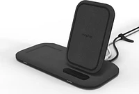 mophie plaque de chargement universelle sans fil avec socle, noire