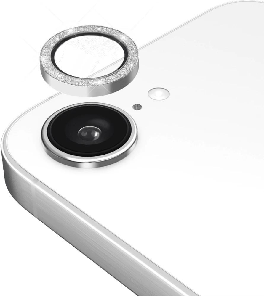 iPhone 16e Case-Mate Aluminum Ring Glass Lens Protector - Twinkle