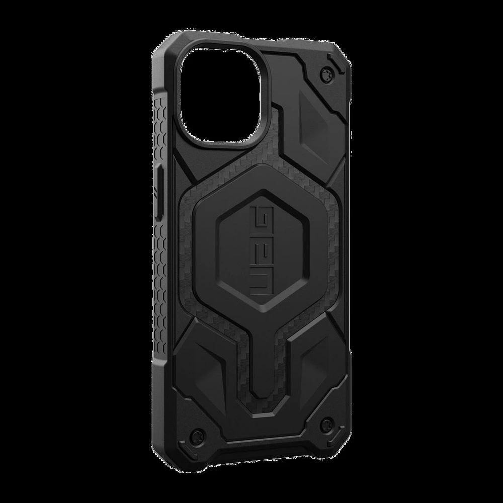 Urban Armor Gear Uag - Monarch Pro Magsafe Case For Apple Iphone 15 - Carbon Fiber